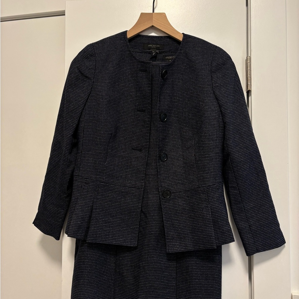 Ann Taylor Navy Blazer Set